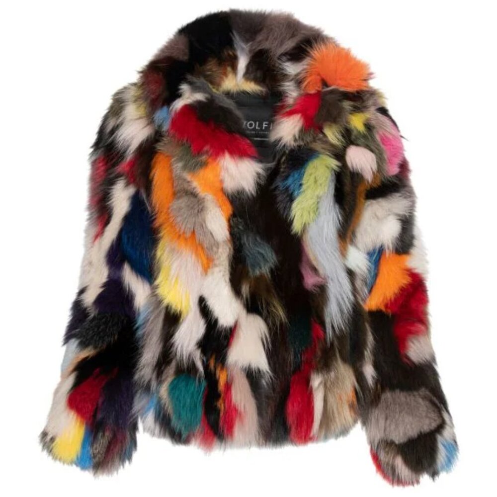 NWT Wolfie Furs Made For Generations Classic Fit Toscana Shearling Jacket XS